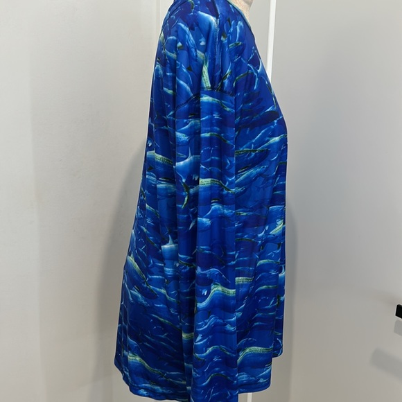 NWOT Reel Legends Aquaflage fishing shirt Awesome Fish All Over Graphics | XXL - Picture 5 of 8